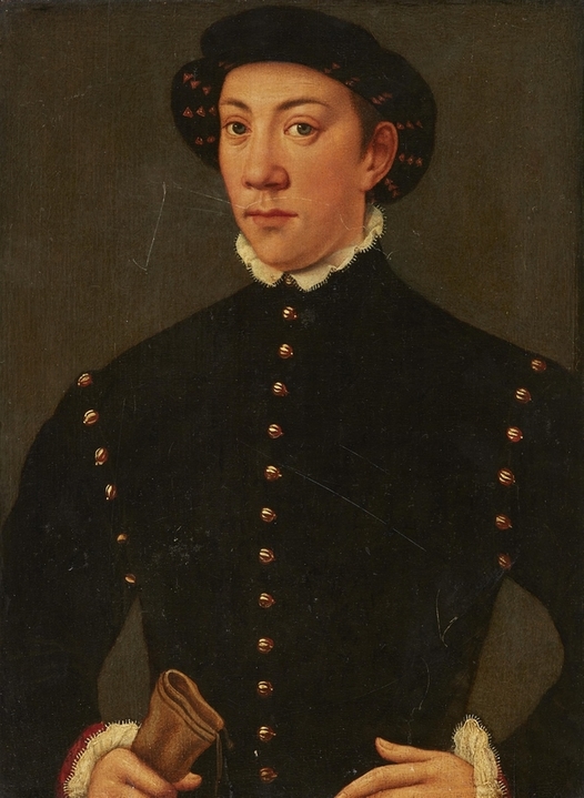Portrait of a Young Man by an artist of the Bruges School circa 1560-70                    LEMPERTZ AUCTION COLOGNE Sale 1104, Old Master Paintings, March 14th 2018, 2:30PM, Lot 11  